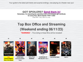 'themoviespoiler.com' screenshot