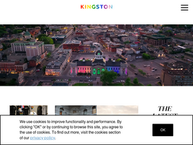 'visitkingston.ca' screenshot