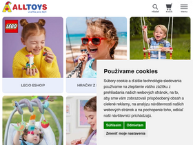 'alltoys.sk' screenshot