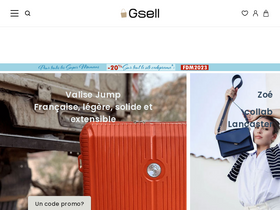 'gsell.fr' screenshot