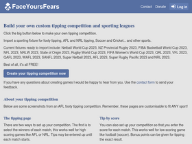 'faceyoursfears.com' screenshot