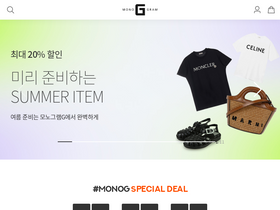 'monog.co.kr' screenshot