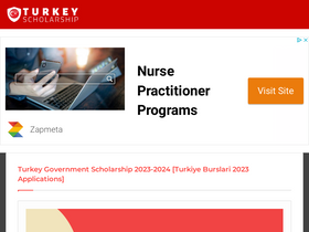 'turkeyscholarship.com' screenshot