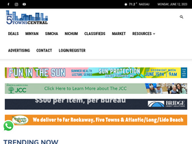 '5townscentral.com' screenshot