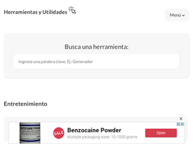 'herramientasyutilidades.com' screenshot