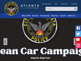 'atlantapd.org' screenshot