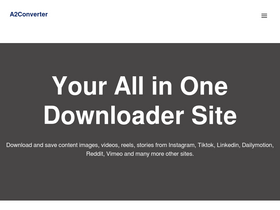 'a2converter.com' screenshot