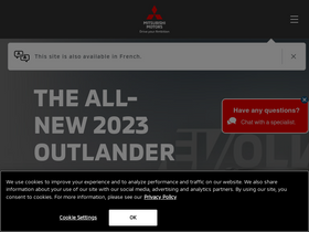 'mitsubishi-motors.ca' screenshot