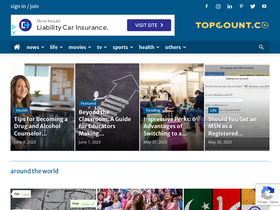 'topcount.co' screenshot