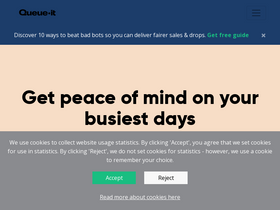 'queue-it.com' screenshot