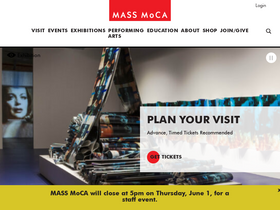 'massmoca.org' screenshot