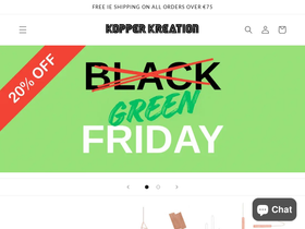 Kopper Kreation website screenshot