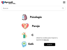 'aprendidelavida.com' screenshot