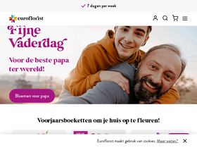 'euroflorist.be' screenshot