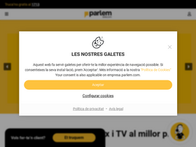 'parlem.com' screenshot