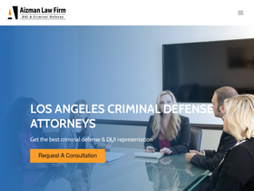 'aizmanlaw.com' screenshot