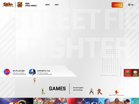 'streetfighter.com' screenshot