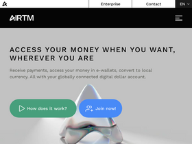 'airtm.io' screenshot