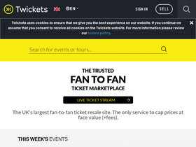 'twickets.live' screenshot