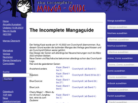 'mangaguide.de' screenshot