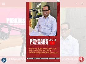 'setkab.go.id' screenshot