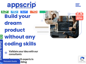 'appscrip.com' screenshot