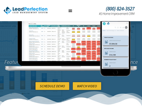 'leadperfection.com' screenshot