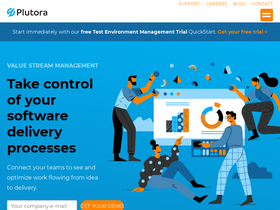 'plutora.com' screenshot