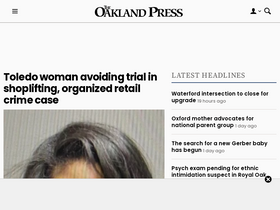 'theoaklandpress.com' screenshot