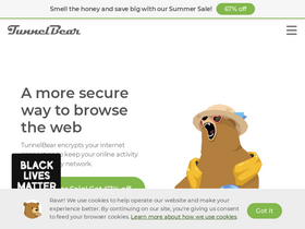 'tunnelbear.com' screenshot