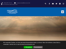 'bensersiel.de' screenshot