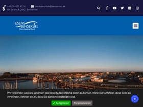'bensersiel.de' screenshot