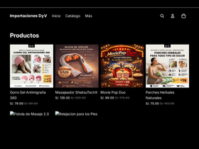 importacionesdyv.com homepage screenshot