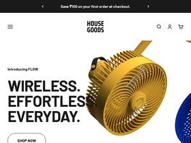 housegoods.in homepage screenshot