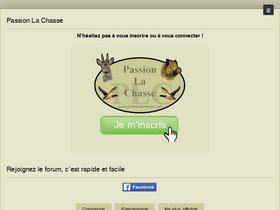 'passionlachasse.com' screenshot