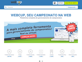 'webcup.com.br' screenshot