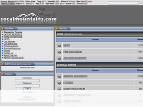 'socalmountains.com' screenshot