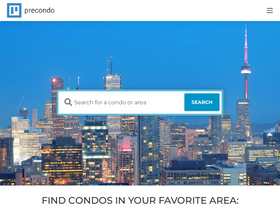 'precondo.ca' screenshot