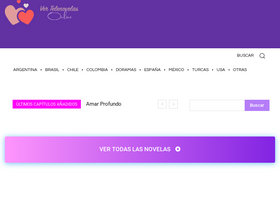 'vertelenovelasonline.com' screenshot