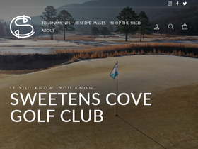 sweetenscovegolfclub.com homepage screenshot