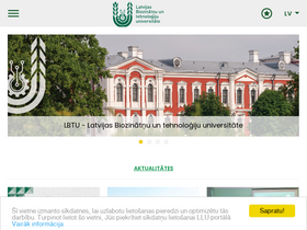 'llu.lv' screenshot