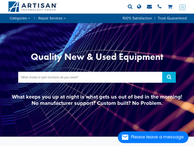 'artisantg.com' screenshot