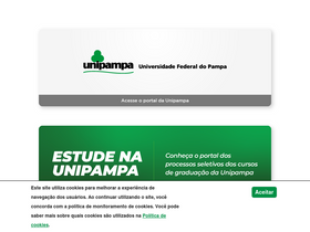 'servicos.unipampa.edu.br' screenshot