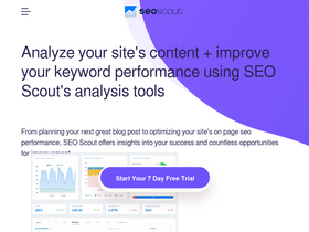 'seoscout.com' screenshot
