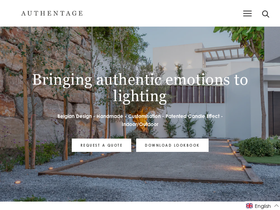 authentage.be homepage screenshot