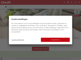 'cewe.nl' screenshot