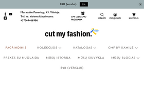 cutmyfashion website screenshot