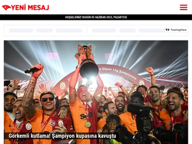 'yenimesaj.com.tr' screenshot