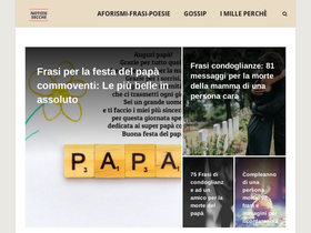 'notiziesecche.it' screenshot