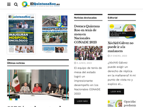 'elquintanaroo.mx' screenshot